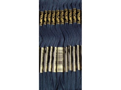 Blue Cotton Embroidery Floss